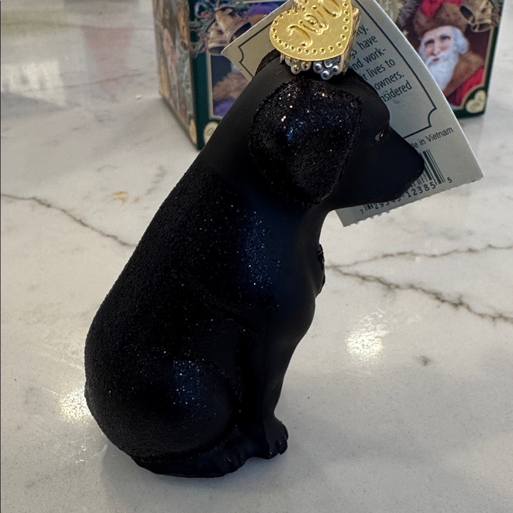 Old World Christmas Black Labrador Christmas Ornament - Picture 4 of 9